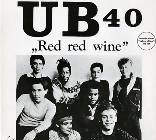 UB40 Album Cover Red Red Wine